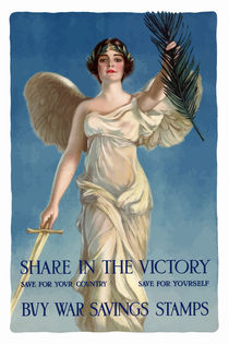 Share In The Victory -- Buy War Savings Stamps by warishellstore