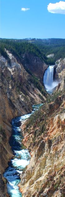 Waterfall - Yellowstone NP von usaexplorer