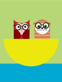 the owl and the pussycat  von thomasdesign