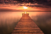 Sunset & Pier by Zoltan Duray