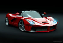 La Ferrari supercar restyled by nikola-no-design