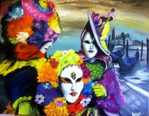 Carnival in Venice by Helen Bellart
