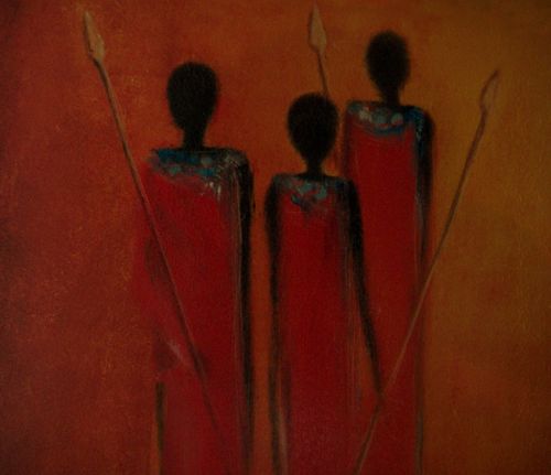 Maasai-trio
