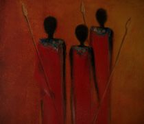 Maasai Trio by David Dehner