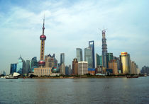 Skyline Shanghai Pudong von Sabine Radtke