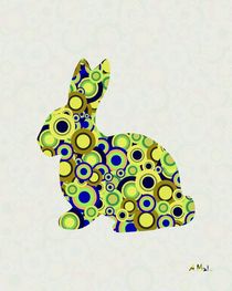 Bunny - Animal Art von Anastasiya Malakhova