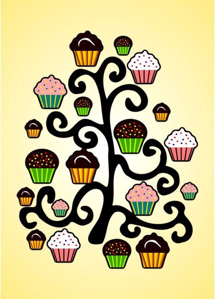 Cupcake-tree-anastasiya-malakhova