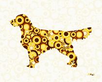Golden Retriever - Animal Art von Anastasiya Malakhova