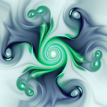Green Swirls von Anastasiya Malakhova