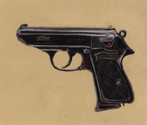 Gun - Pistol - Walther PPK by Anastasiya Malakhova