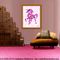 Interior-design-idea-pink-unicorn-animal-art-anastasiya-malakhova