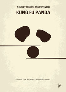 No227 My KUNG FU Panda minimal movie poster by chungkong