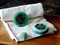 Luffa Turquoise Soap by Anastasiya Malakhova