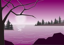 Purple Lake von Anastasiya Malakhova
