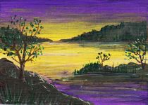 Purple Sunset by Anastasiya Malakhova