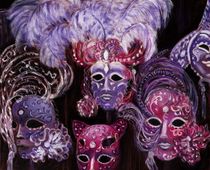 Venetian Masks by Anastasiya Malakhova