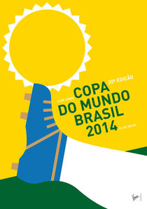 MY 2014 WORLD CUP SOCCER BRAZIL - RIO MINIMAL POSTER von chungkong