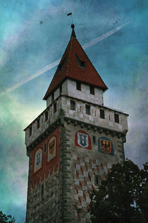 gemalter Turm by Horst Hoch
