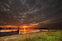 Bleckede sunrise II by photoart-hartmann