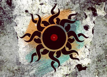 Love Vinyl Records - Vinyl Record With Paint - Music Art Grunge Texture von Denis Marsili