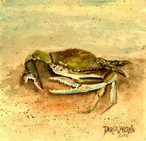 crab nautical art by Derek McCrea