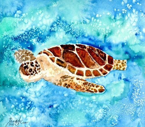 Paintings-of-sea-turtles-large