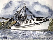 Shrimp Boat von Derek McCrea