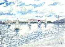 Sailboats by Derek McCrea