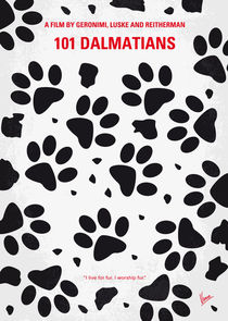 No229 My 101 Dalmatians minimal movie poster by chungkong