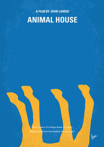 No230 My Animal House minimal movie poster von chungkong