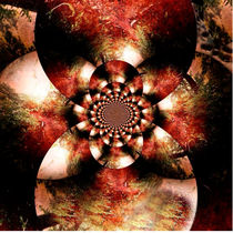Autumn Fractal Abstract by Maggie Vlazny