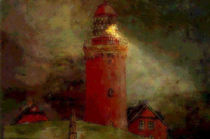  Lighthouse borbjerk-fyr- Denmark by Marie Luise Strohmenger