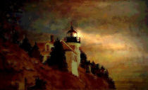 Lighthouse Main USA 1 von Marie Luise Strohmenger