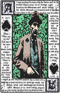 William.S.Burroughs. The Ace Of Spades von brett66