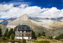 Villa Cassel in den Schweizer Alpen Riederalp Schweiz von Matthias Hauser