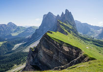 Geisler/Odle Group, Alpe di Seceda, Dolomites von Tom Dempsey