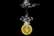 Zitrone Splash von foto-m-design