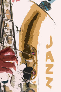 Jazz Saxophone Illustration by cinema4design