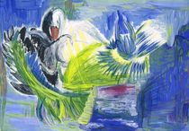 Swan in Love von Claudia Juliette Dittrich