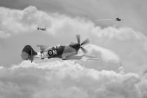 Spitfire XIV,  V-1 Hunter - Mono by James Biggadike