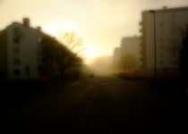 Morning light town von Mikael Biström