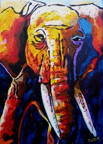Elefant Nagi Tanka Großer Geist by Peter Witzik