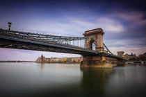 Chain Bridge (Széchenyi lánchíd) in Budapest von Zoltan Duray
