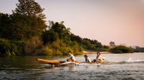 Riverboat on the Mekong River. by Tom Hanslien