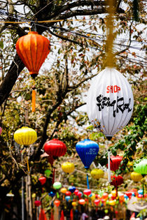 Chinese Lanterns, Hoi An. von Tom Hanslien