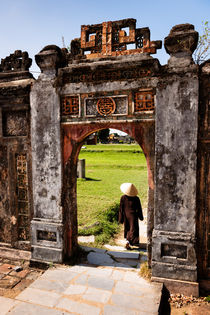 Old gate, Hue Citadel. by Tom Hanslien