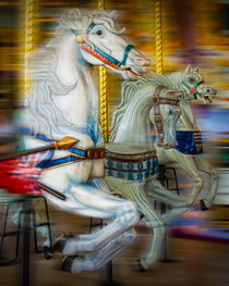 Carousel Horses von Randall Nyhof