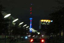 Blick auf den Berliner Fernsehturm von Simone Wilczek