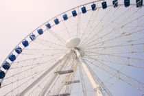 Blue Ferris Wheel by Patrycja Polechonska