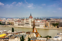 Panoramic Budapest by Patrycja Polechonska